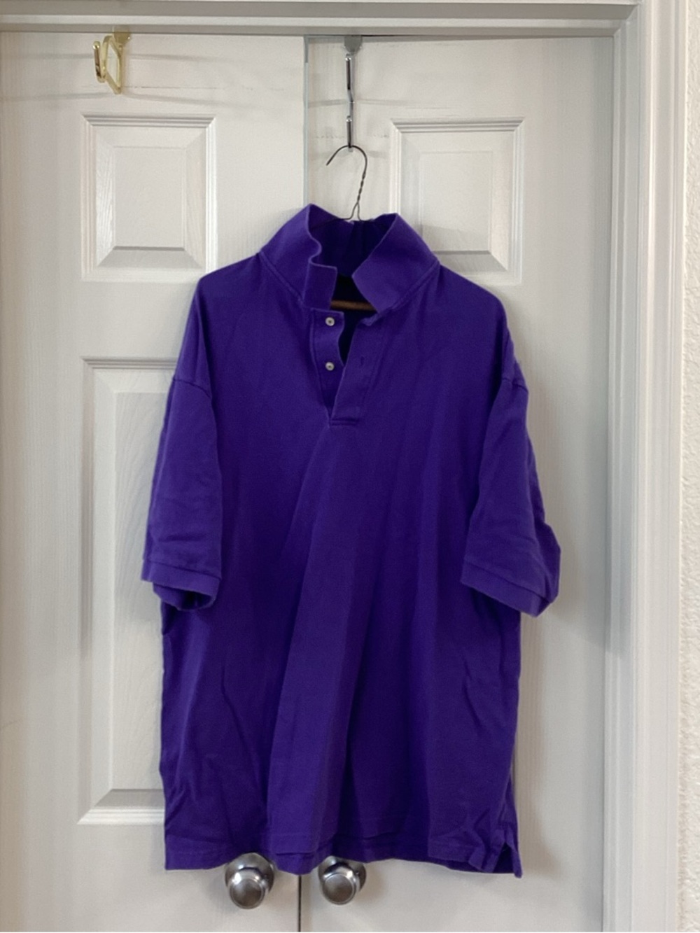 Classic Purple Polo Shirt - Men's Short Sleeve